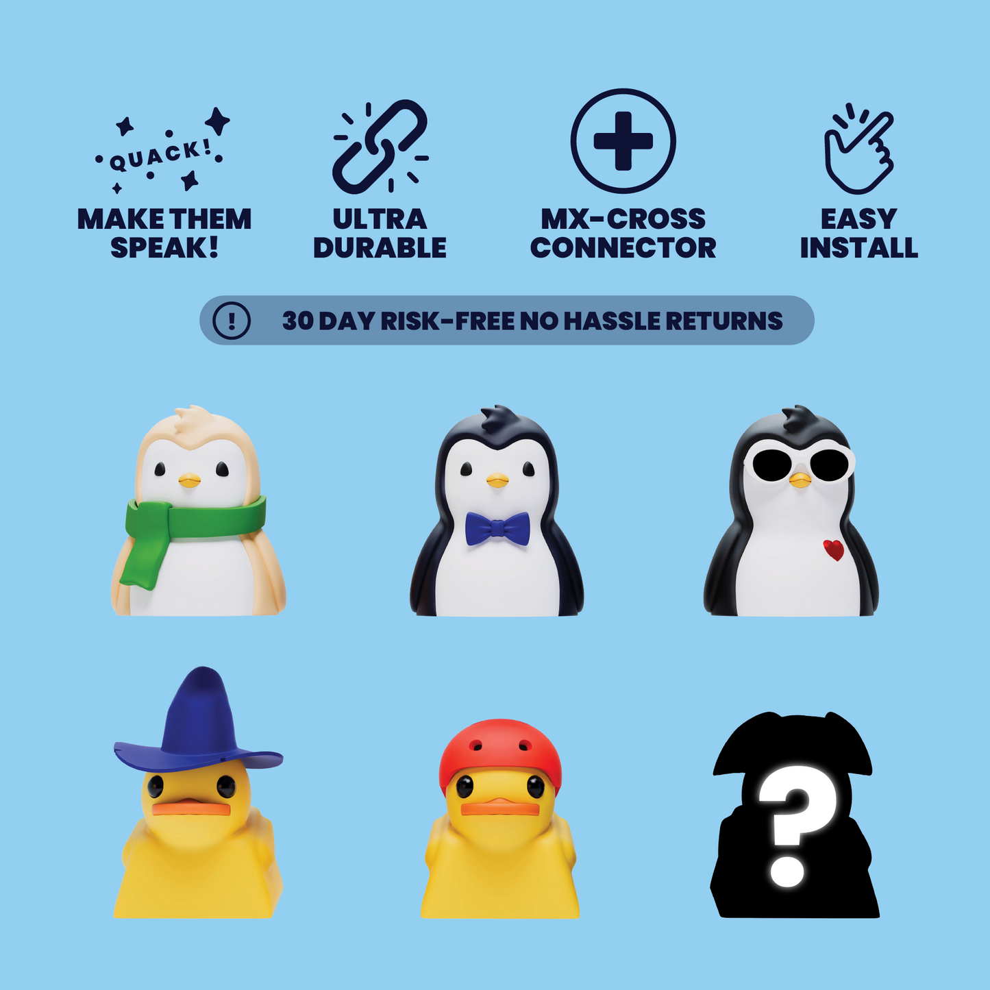 Pudgy Penguins Mystery Keycap - The Huddle