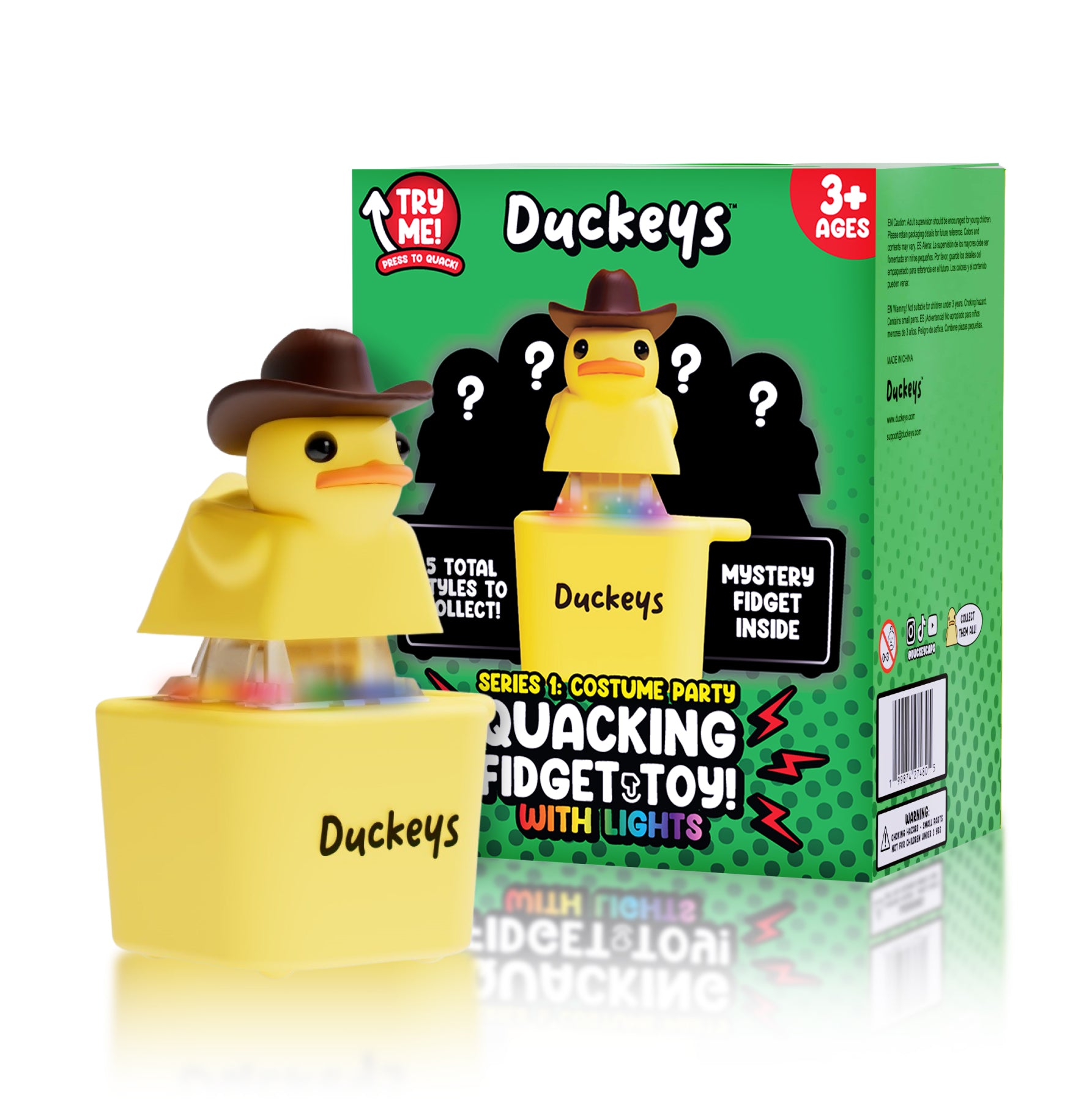 Mystery Quackey Series 1 - Fidget Toy that Quacks! – DuckeyCaps